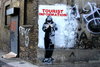 Banksy - Tourist Information Mini Paper Poster