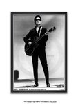 Black Framed - Roy Orbison, The Big O A1 rockabilly poster