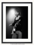 Framed with WHITE mount Jeff Beck Amsterdam 1972 A1 rock poster