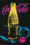 Coca Cola Black Light - Maxi Paper Poster