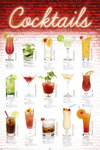 Cocktails English - Maxi Paper Poster