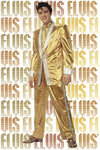 Elvis Presley Gold Maxi Paper Poster
