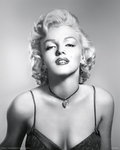 Marilyn Monroe Diamond Necklace - Mini Paper Poster