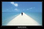 Success 'Success doesn't come to you. You go to it' Maxi Paper Poster