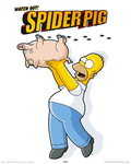 Simpson's - Spiderpig - Mini Paper Poster