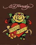 Ed Hardy - Eternal Love - Mini Paper Poster