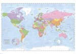 World Political Map (Miller Projection) - Giant Paper Poster