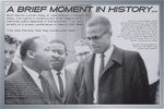 Martin Luther King & Malcom X - A Brief Moment in History - Maxi Paper Poster
