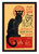 Black Framed - Chat Noir - Black Cat - French Art - Maxi Poster