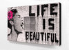 Blockmounted - Life Is Beautiful Maxi Poster