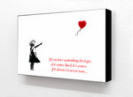 Banksy - Balloon Girl If you love something let it go.. Block Mounted Print