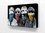 The Beatles - Masks Black Horizontal Block mounted Print