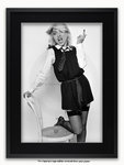 Framed with BLACK mount Debbie Harry - Blondie - London 1978 Poster